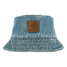 Carhartt WIP Stamp Bucket Hat Stamp Print / Blue Bleached Bucket Hats Detailfoto | Overkill