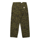 Carhartt WIP Duck Single Knee Pant Camo Duck, Green / Office Green Casual Pants Material | Overkill