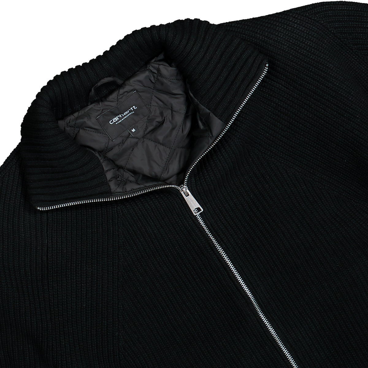 Carhartt WIP Banley Sweater Jacket Black jacket I033902.89.XX.03 Detailfoto | Overkill
