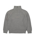 Carhartt WIP Marlon Half Zip Sweater Grey Heather Sweatshirts I033913.V6.XX.03 | Overkill