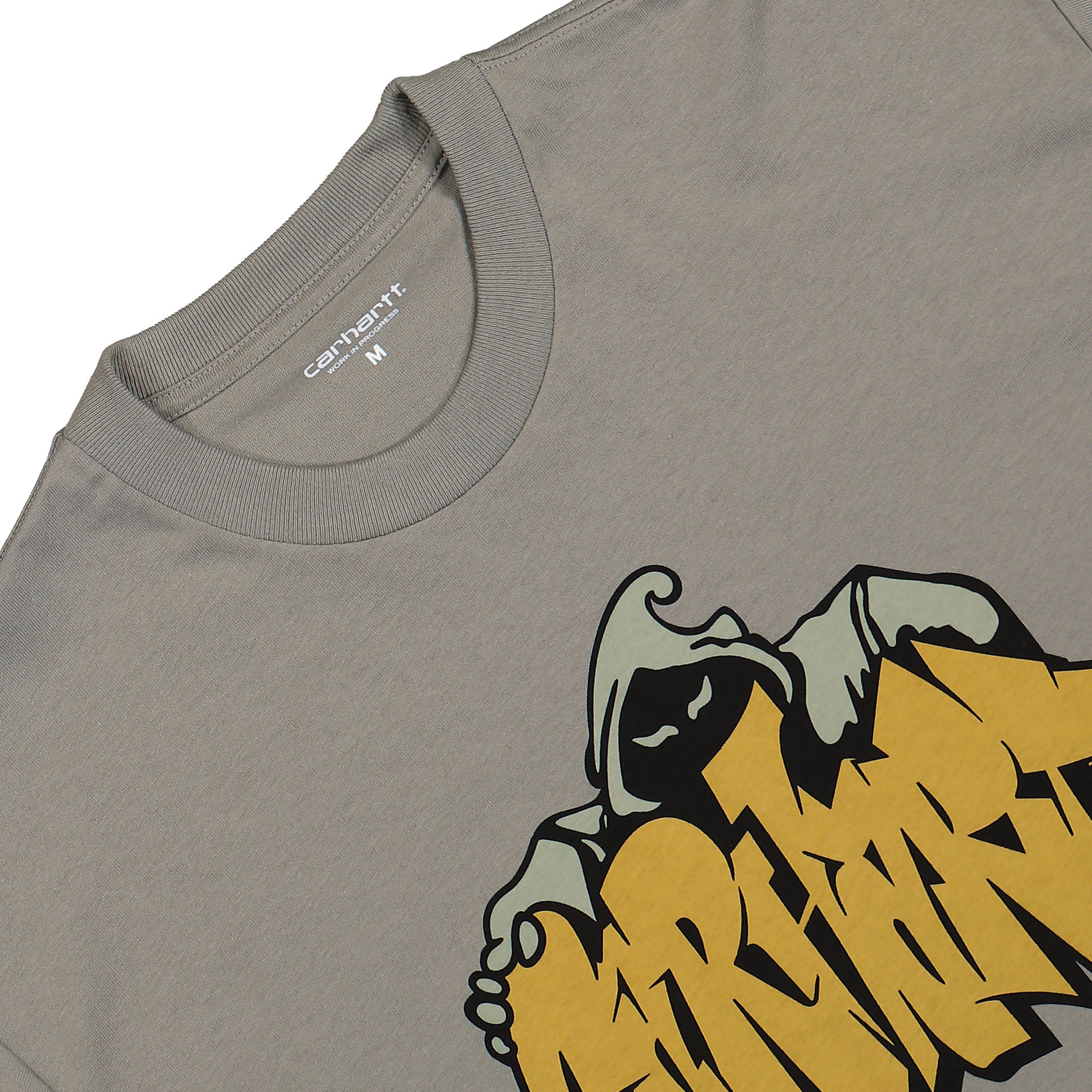 Carhartt WIP S/S Yute T-Shirt Misty Grey T-Shirts Close-up | Overkill