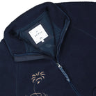 Edwin Balmy Jacket Maritime Blue Fleece Jackets Close-up | Overkill
