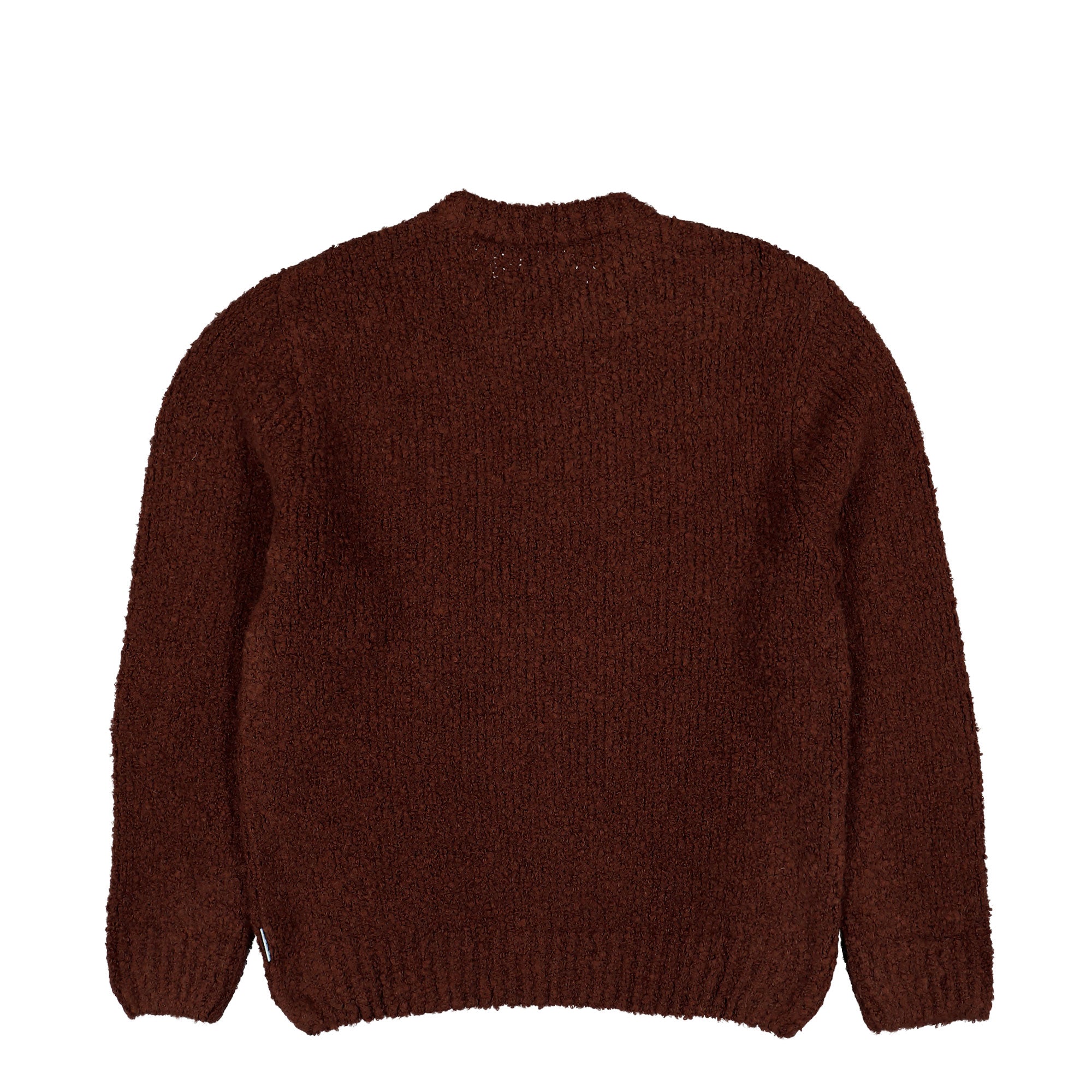 Edwin Dun Textured Sweater Rum Raisin Sweatshirt I034134.31K.67.03 Close-up | Overkill
