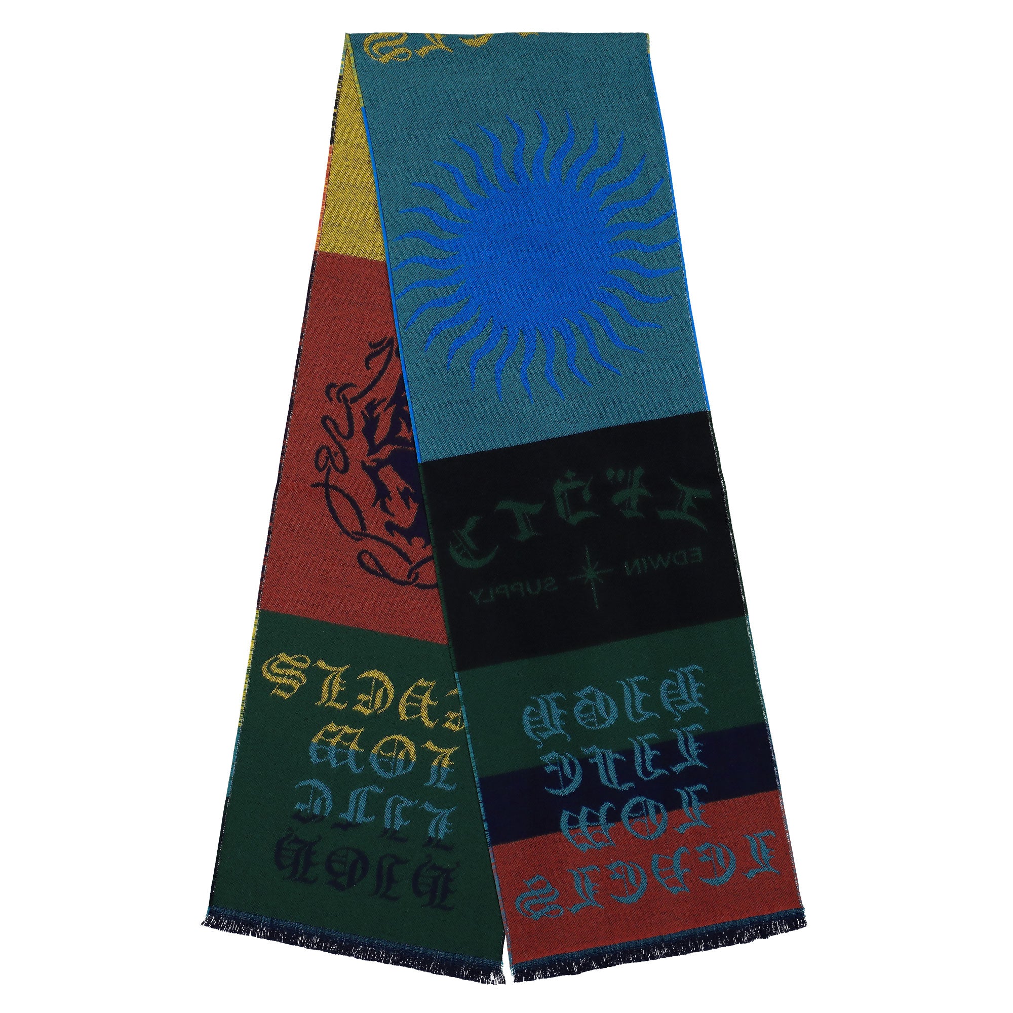 Edwin Flannel Scarf Multicolor Scarves  Material | Overkill