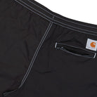 Carhartt WIP Canby Swim Trunks Black / White Swimwear I034570.0D2.XX.03 Detail View 2 | Overkill
