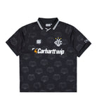 Carhartt WIP S/S Harttes Football T-Shirt Heart Train Jacquard Black T-Shirts I034625.2UF.XX.03 | Overkill
