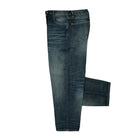 Carhartt WIP W Brandon Pant Blue / Worn Used Wash Jeans Close-up | Overkill