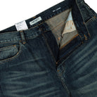 Carhartt WIP W Brandon Pant Blue / Worn Used Wash Jeans Detailfoto | Overkill