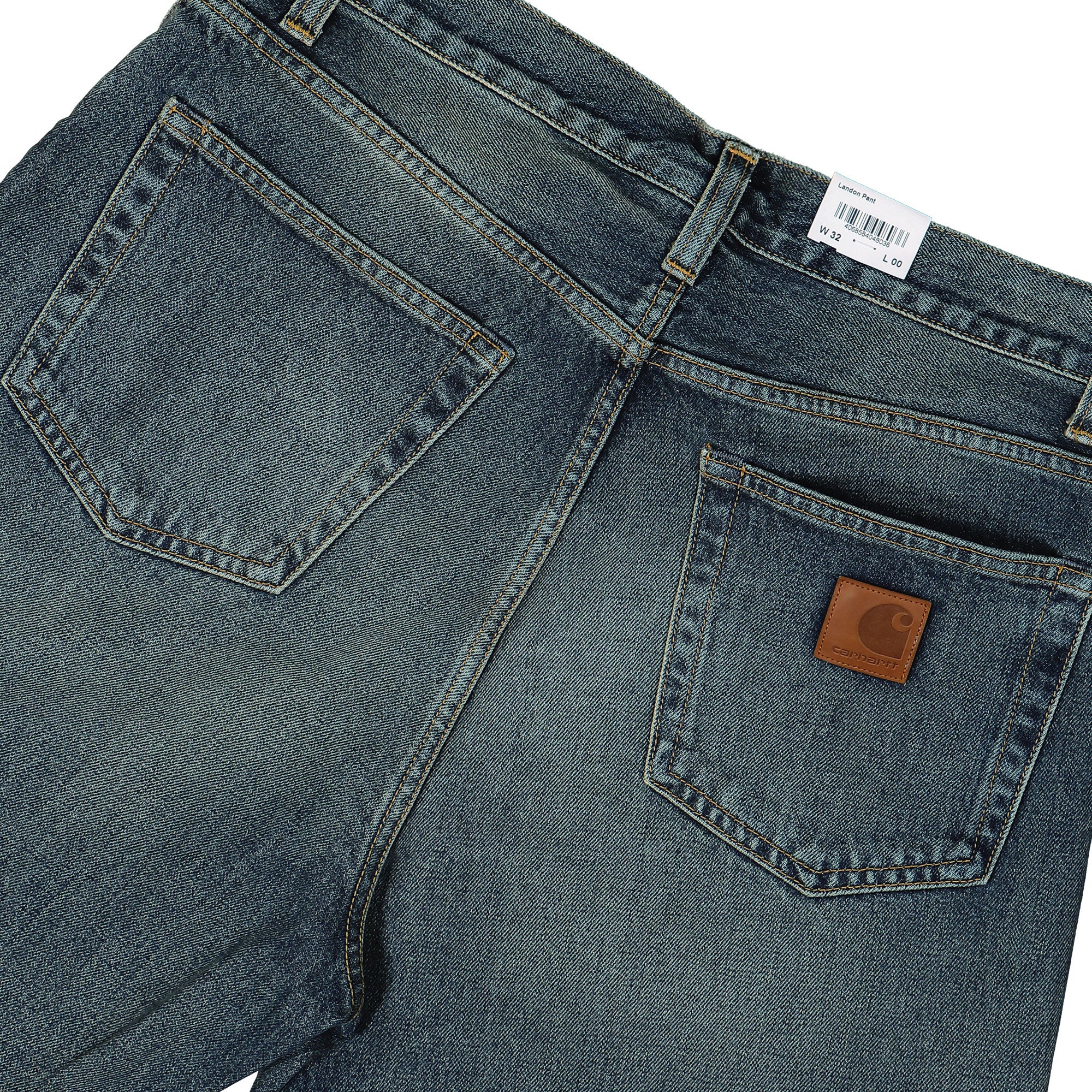 Carhartt WIP Landon Pant Blue / Worn Used Wash Jeans Detail view 1 | Overkill