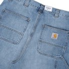 Carhartt OG Single Knee Pant Blue Burst Washed Jeans I034871.01.UR.03 Detail View 2 | Overkill
