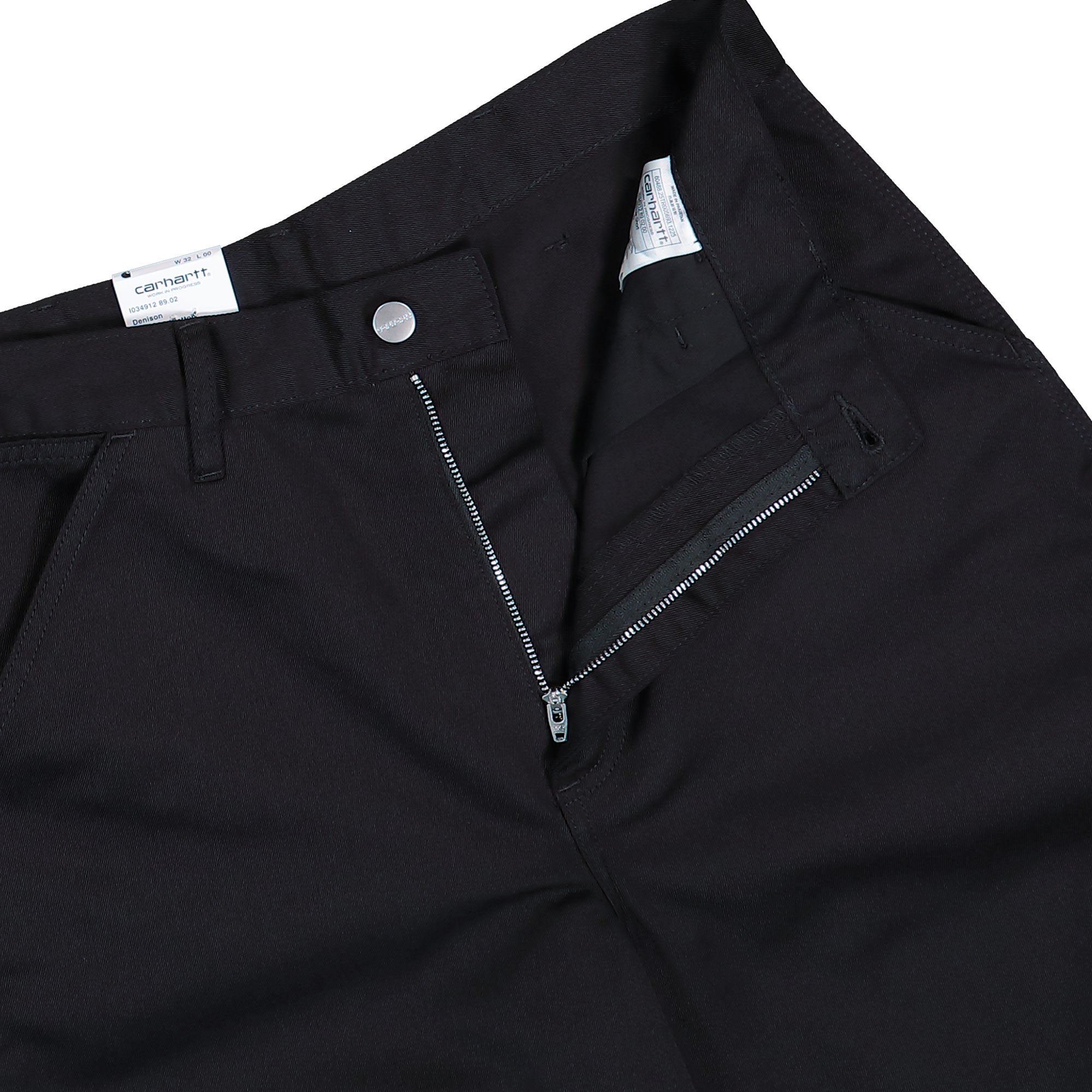 Carhartt WIP Simple Short Black Shorts I034912.89.02.00 Detail View 1 | Overkill
