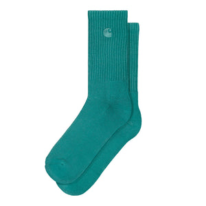 Carhartt WIP Hudson Socks Saguaro / Chalk Wash Socks I035135.2ZU.5F.06 | Overkill
