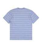 Carhartt WIP S/S Brodine T-Shirt Brodine Stripe / Sorrent / Indigo Overdyed T-Shirts I035168.30B.5X.03 Close-up | Overkill
