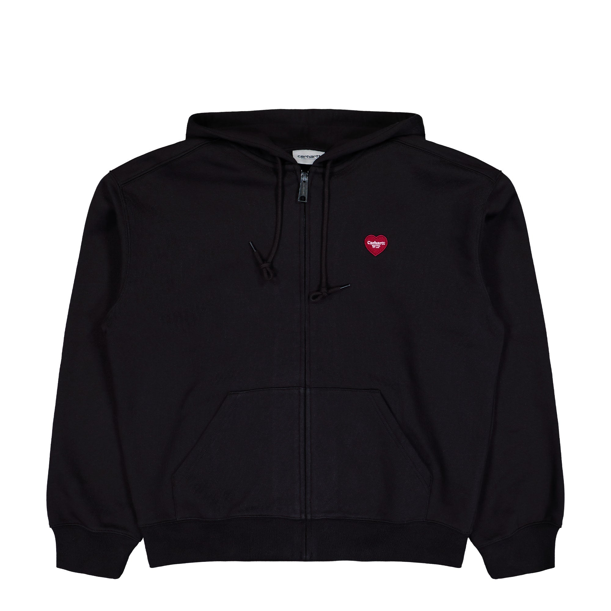 Carhartt WIP Hooded Heart II Hartt Sweat Jacket Black Hoodies I035176.89.XX.03 | Overkill
