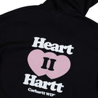 Carhartt WIP Hooded Heart II Hartt Jacket Black Hoodies I035242.89.XX.03 Detail View 2 | Overkill
