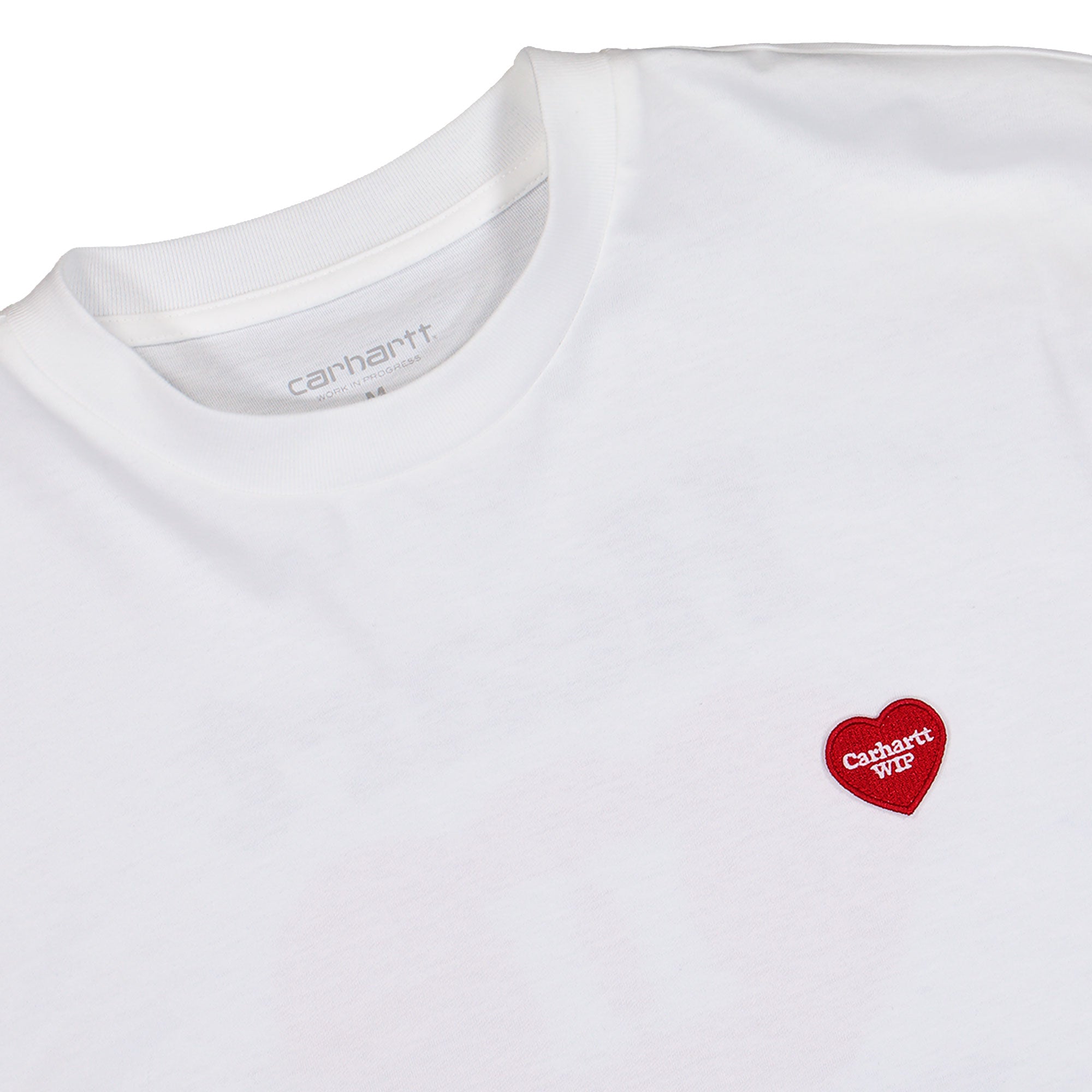 Carhartt WIP W S/S Heart II Hartt T-Shirt White T-Shirts I035259.02.XX.03 Detailfoto | Overkill

