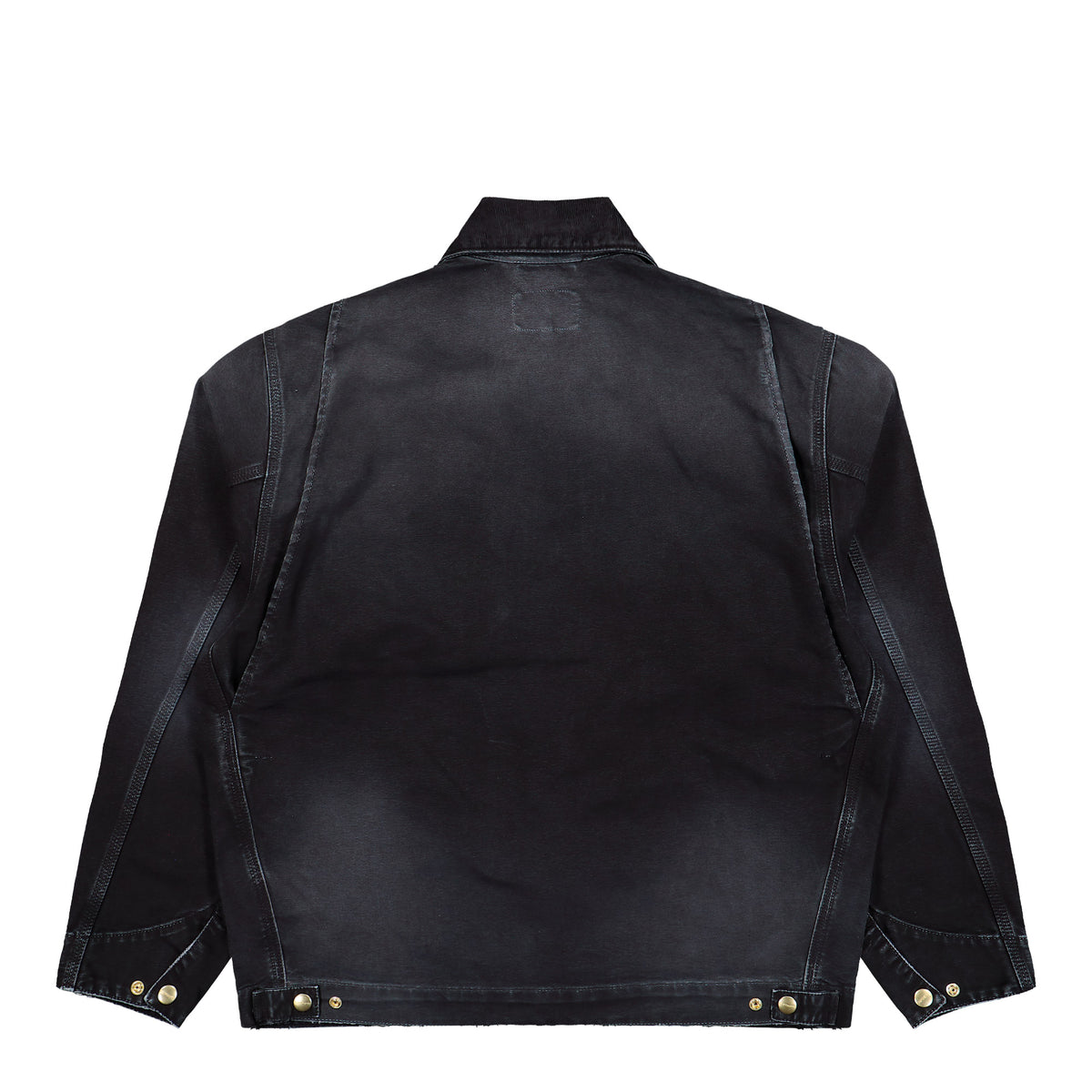 Carhartt WIP OG Detroit Jacket Black Destroy Wash jackets I035280.00E.17.03 Close-up | Overkill

