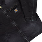 Carhartt WIP OG Detroit Jacket Black Destroy Wash jackets I035280.00E.17.03 Detail View 1 | Overkill
