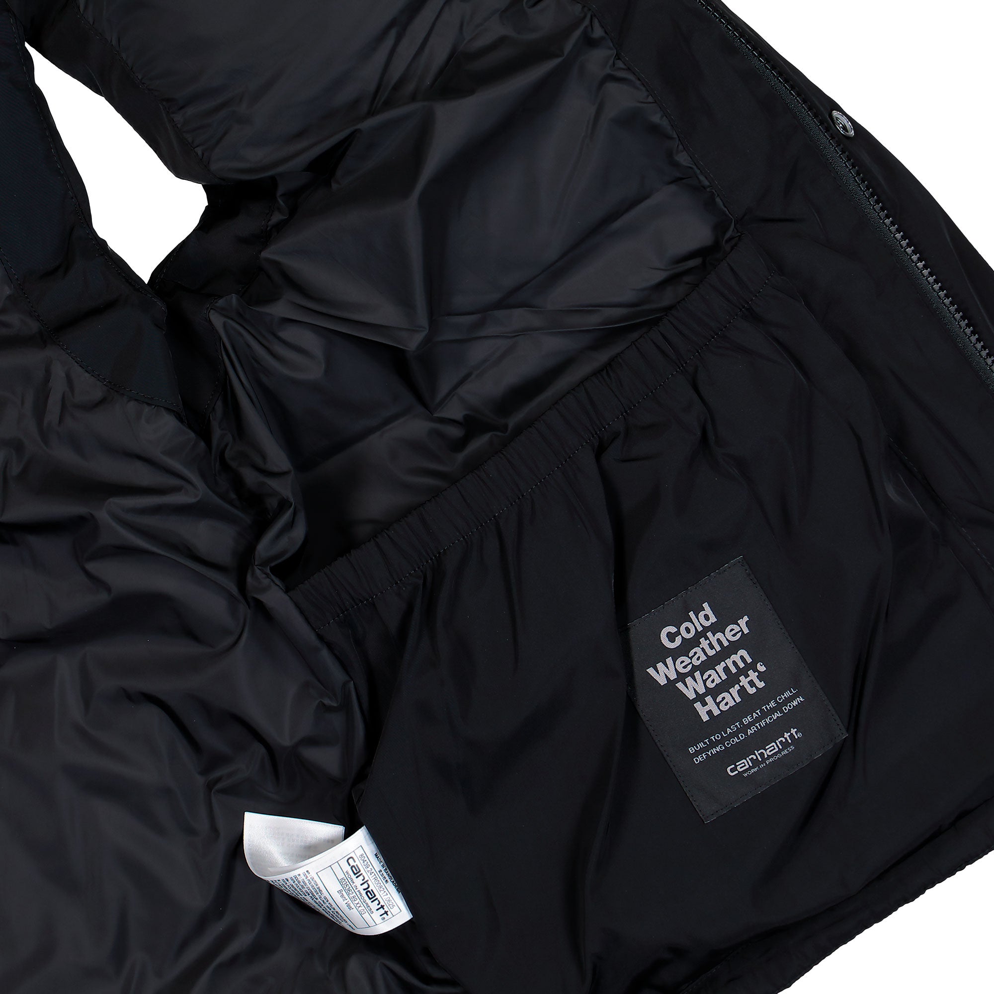 Carhartt WIP Brent Vest Black Vests I035362.89.XX.03 Detail View 1 | Overkill
