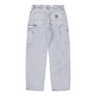 Carhartt WIP Single Knee Pant Black / Chalk Wash Jeans I035559.89.5F.32 Close-up | Overkill
