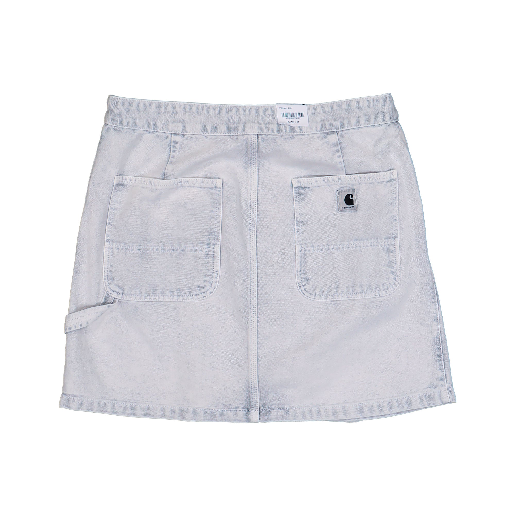 Carhartt WIP W Emery Skirt Black / Chalk Wash Skirts I035575.895F.03 Close-up | Overkill
