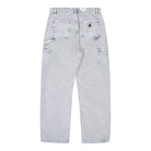 Carhartt WIP W Pierce Pant Straight Black / Chalk Wash Jeans I035576.89.5F.00 Close-up | Overkill
