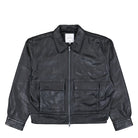 Edwin Dogma Jacket Black Leather Jacket I035716.89.00.03 | Overkill
