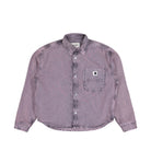 Carhartt WIP W Georgia Shirt Jac Black / Hortensia / Garment Dyed Shirts I035823.2W6.GD.03 | Overkill
