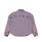 Carhartt WIP W Georgia Shirt Jac Black / Hortensia / Garment Dyed Shirts I035823.2W6.GD.03 Close-up | Overkill
