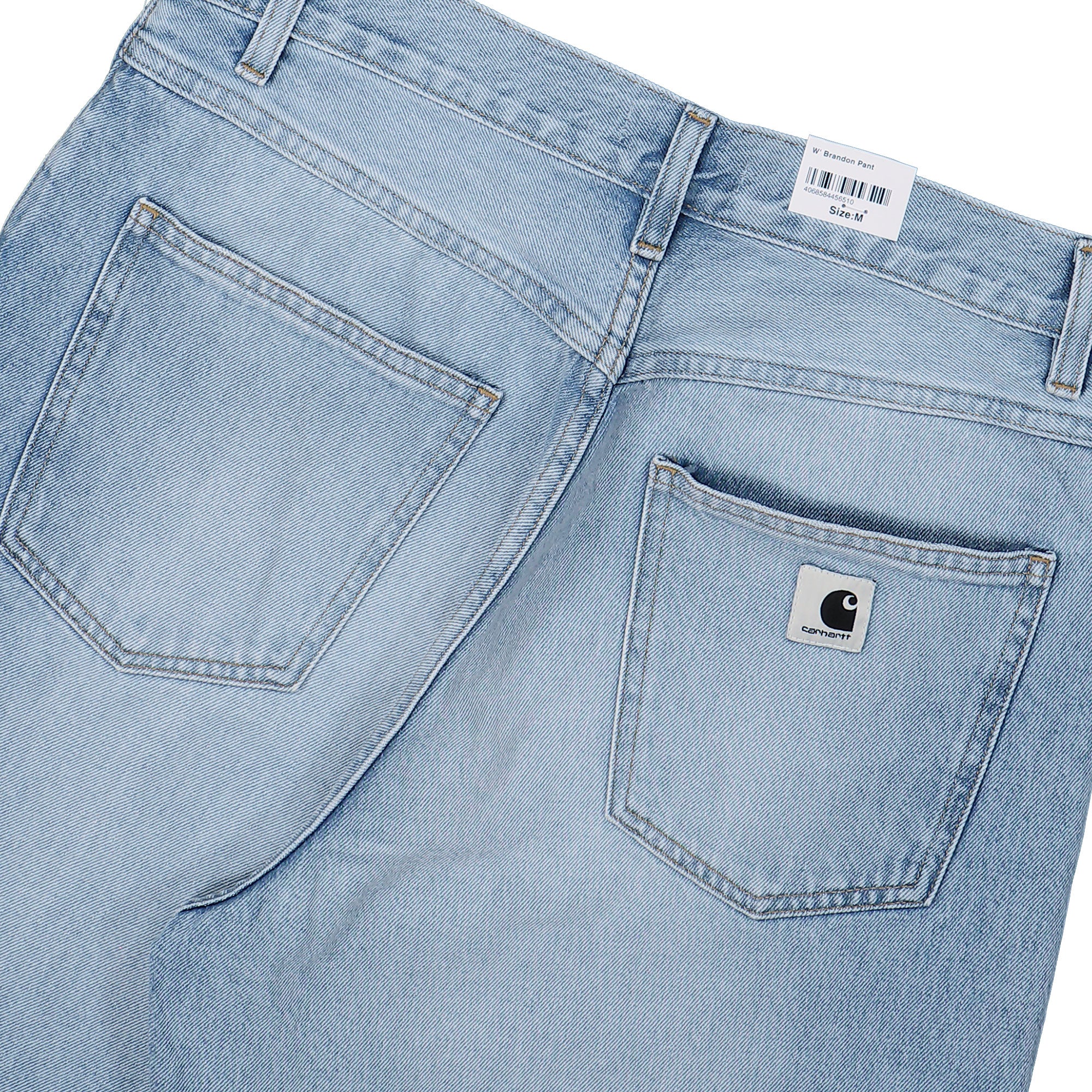 Carhartt WIP W Brandon Pant Blue Jeans I035892.01.WU.03 Detail View 2 | Overkill
