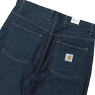 Carhartt WIP Brandon Pant Blue Rinsed Jeans I035893.01.02.03 Detail View 2 | Overkill
