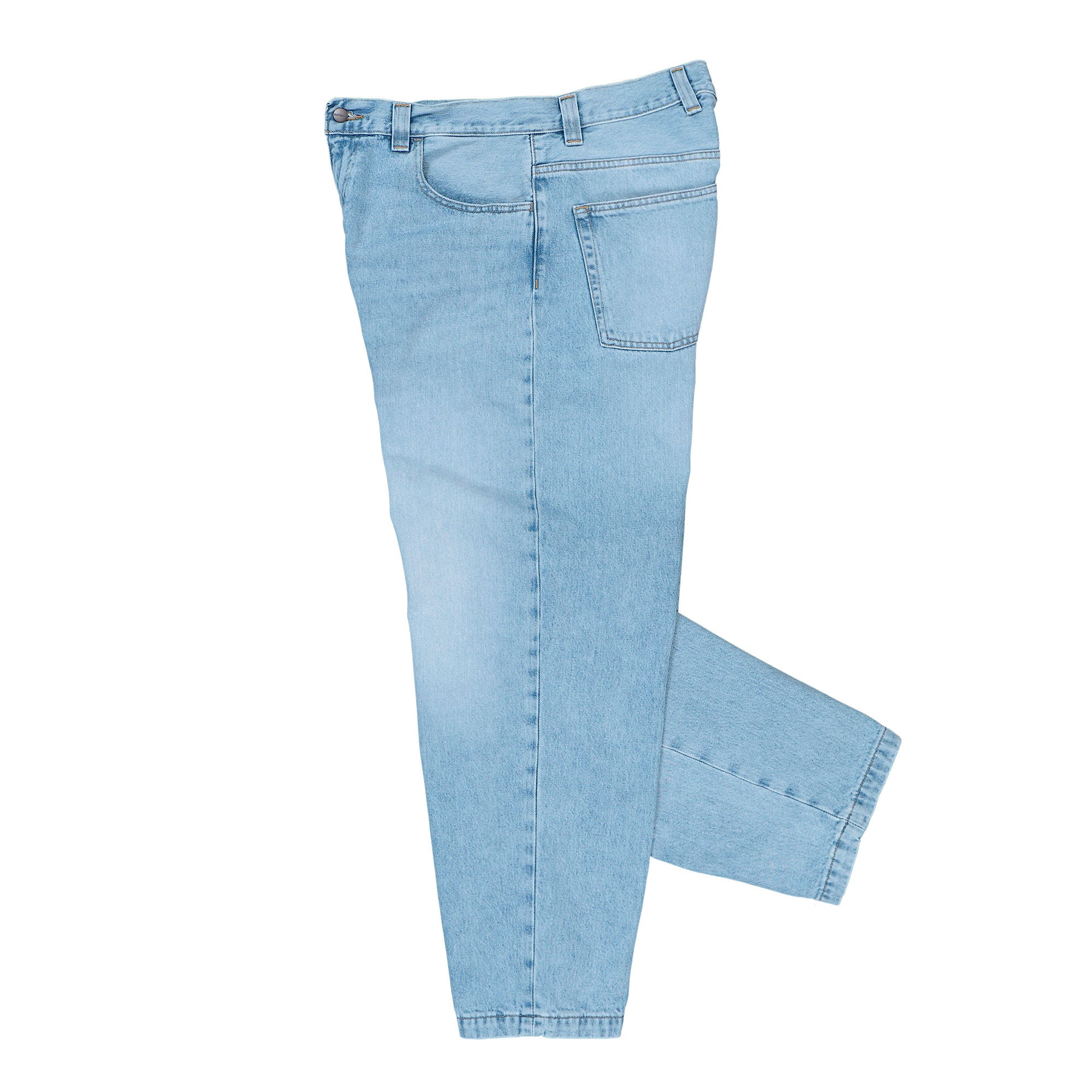 Carhartt WIP Brandon Pant Blue Heavy Worn Bleached Jeans I035893.01.WU.03 Detailfoto | Overkill
