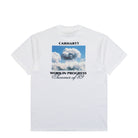 Carhartt WIP S/S Warm Views T-Shirt White T-Shirt I036246.02.XX.03 Close-up | Overkill
