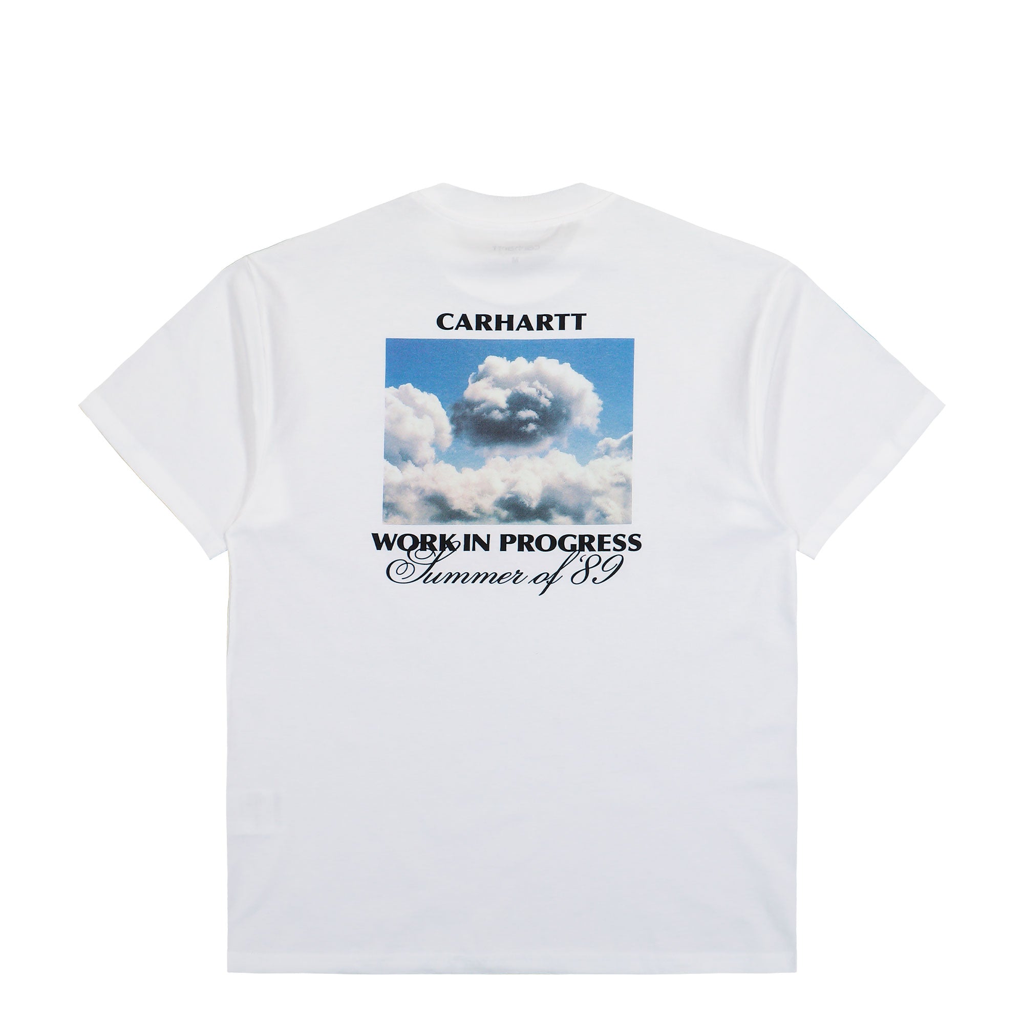 Carhartt WIP S/S Warm Views T-Shirt White T-Shirt I036246.02.XX.03 Close-up | Overkill
