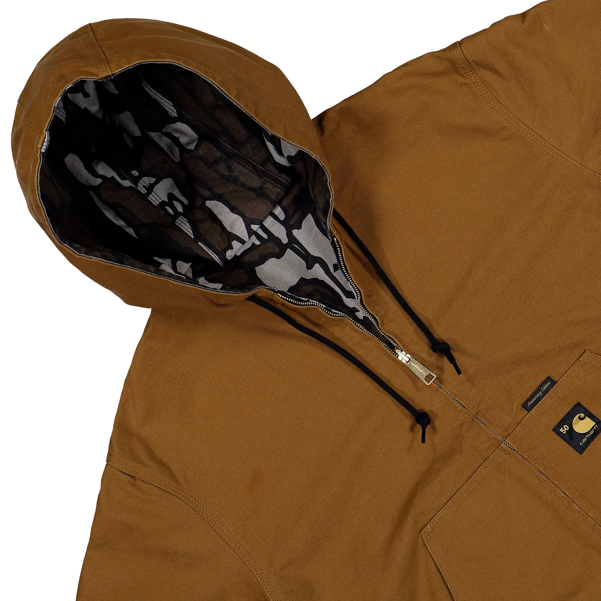adidas 50 Years Anniversary OG Active Jacket Canvas Hamilton Brown / Camo Trebark Jacket I036412.3GK.02.03 Detail View 1 | Overkill
