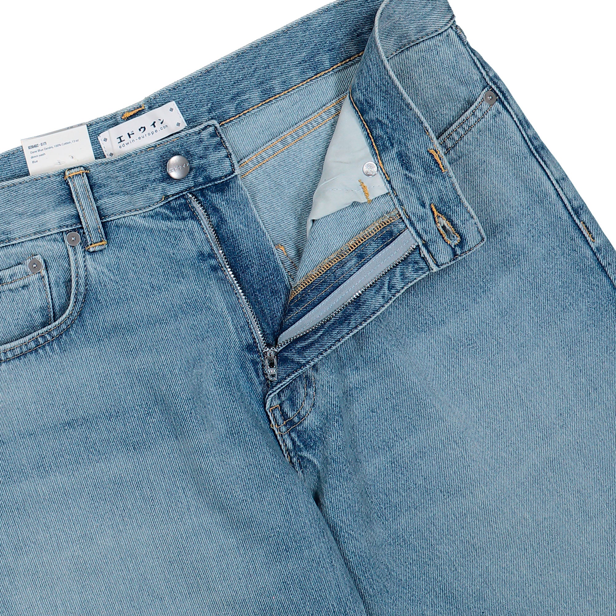 Edwin Cosmos Pant Blue Dimm Wash Denim Pant I036462.01.7I.32 Detail View 1 | Overkill
