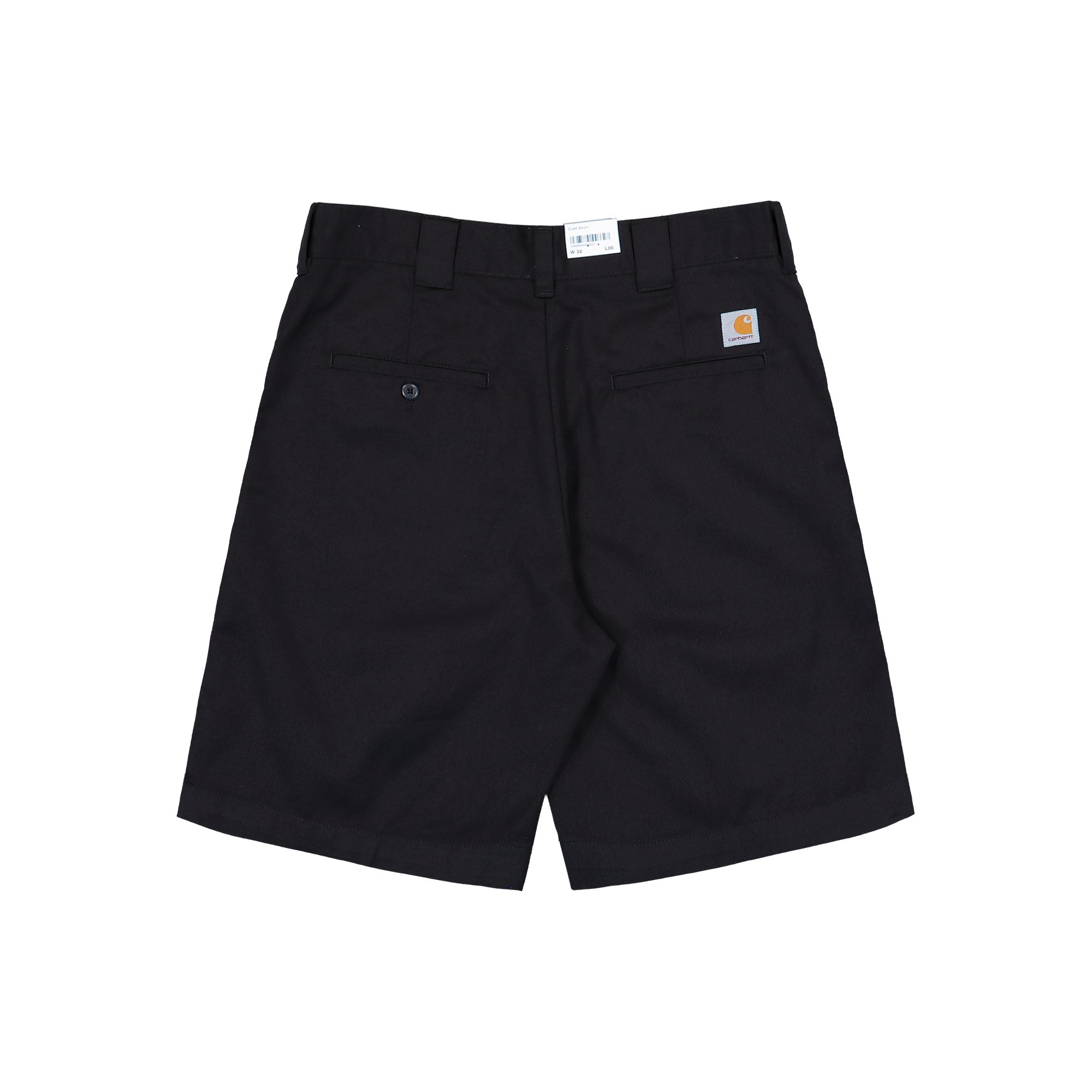 Carhartt WIP Craft Short Black Rinsed Short I036500.89.02.00 Close-up | Overkill
