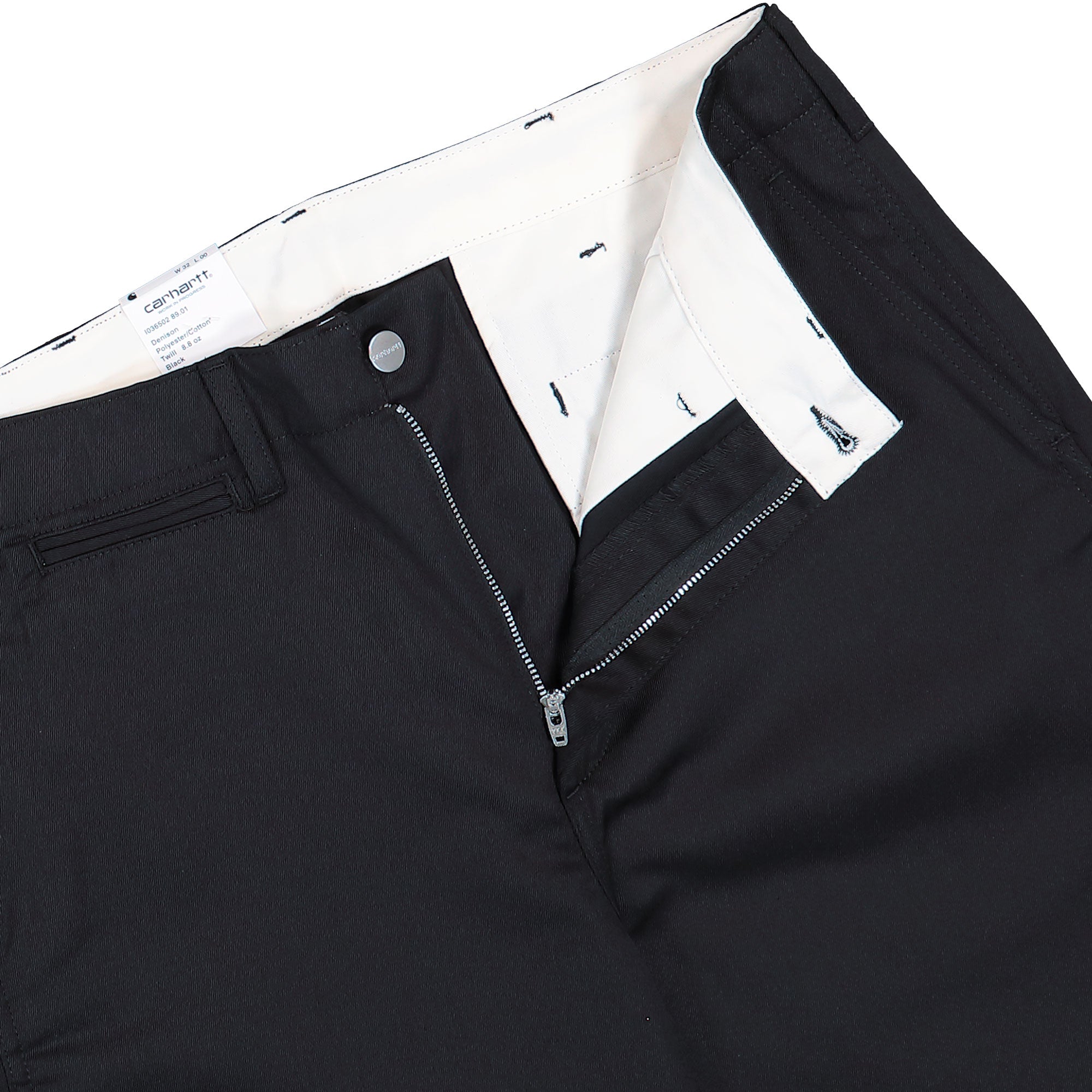 Carhartt WIP Harold Pant Black Rigid Casual Pant I036502.89.01.00 Detail View 1 | Overkill
