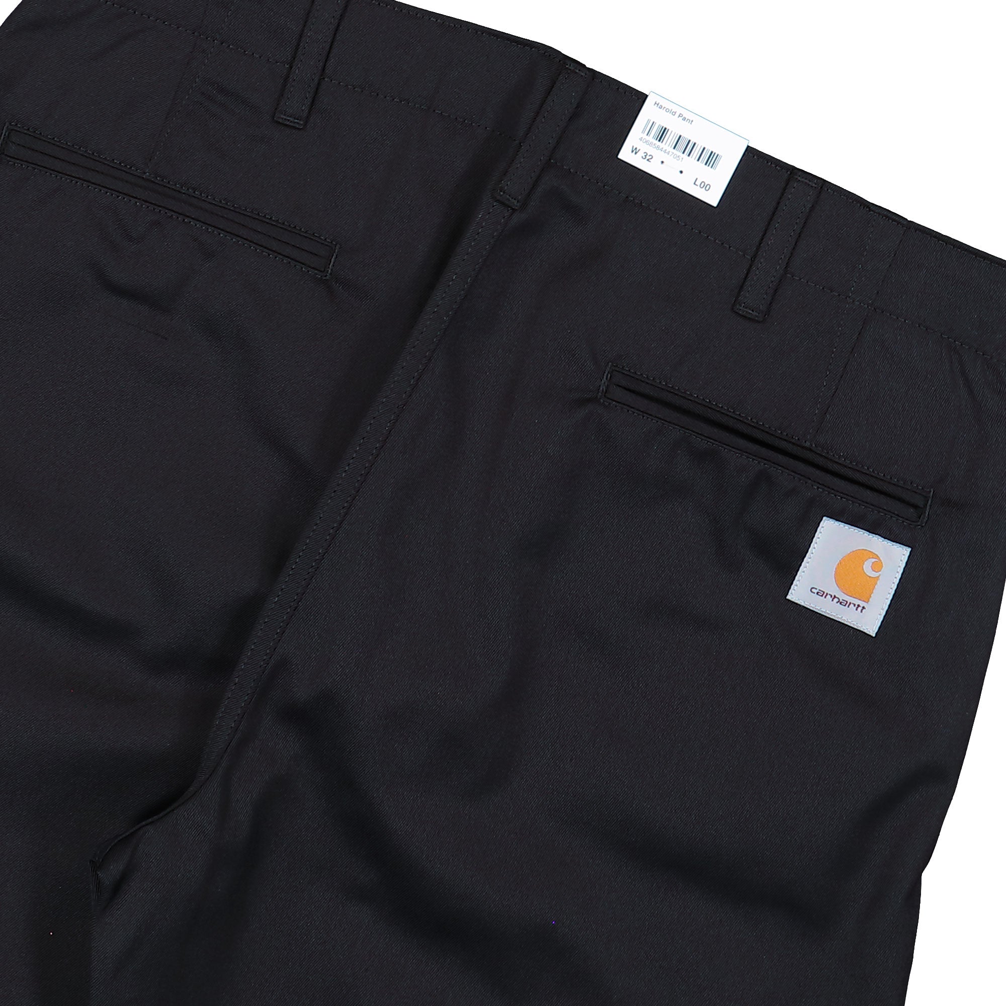 Carhartt WIP Harold Pant Black Rigid Casual Pant I036502.89.01.00 Detail View 2 | Overkill
