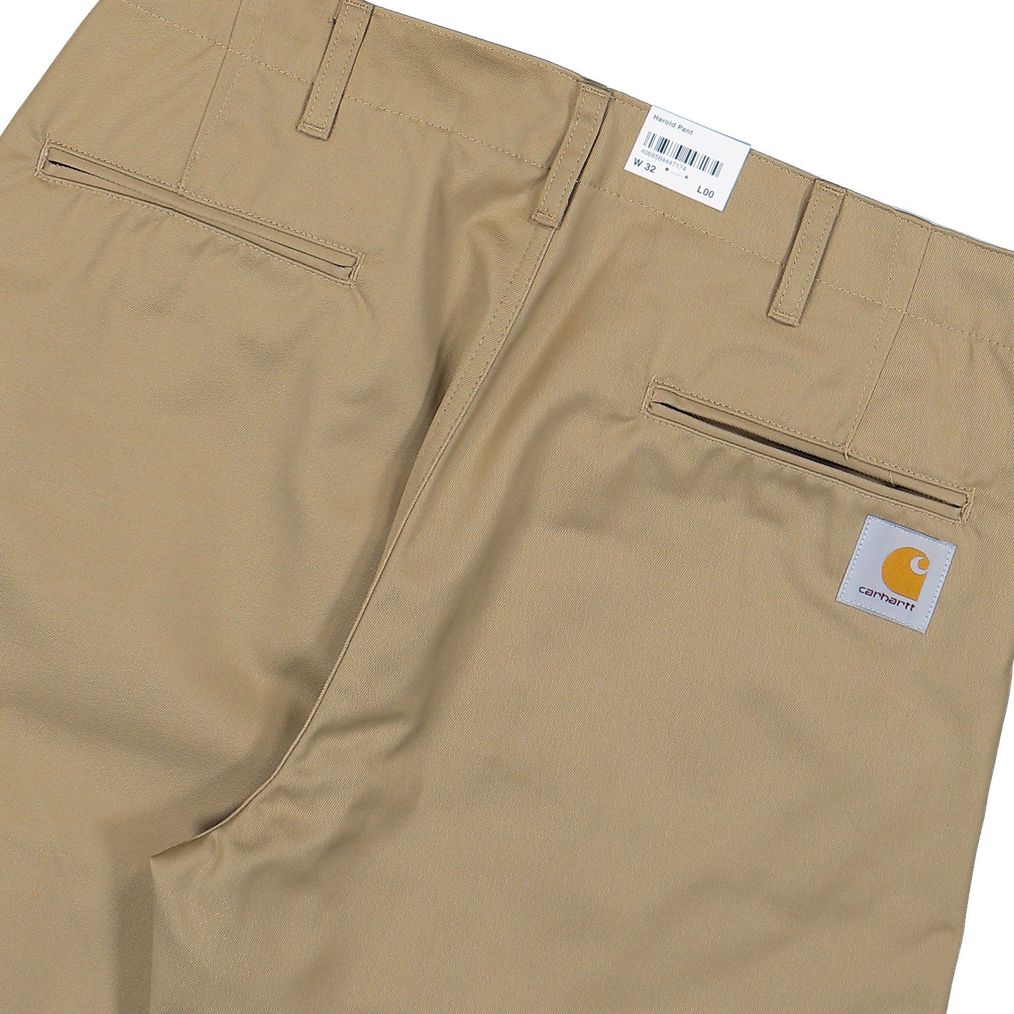 Carhartt WIP Harold Pant Leather Rigid Casual Pant I036502.8Y.01.00 Detail View 2 | Overkill
