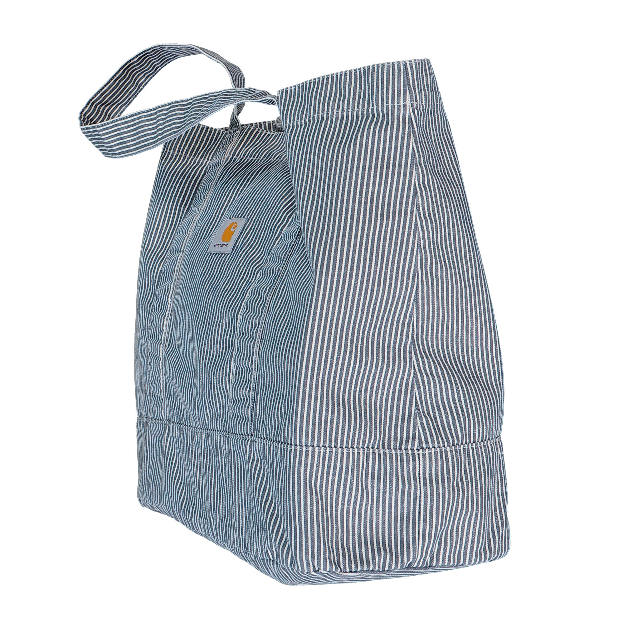 Carhartt WIP Mercer Tote Bag Mercer Stripe, Graphite, Wax Shoppers I036510.3OK.06.06 Detail View 1 | Overkill
