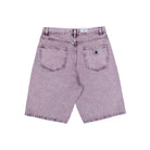 Carhartt WIP W Brandon Short Cozy Purple Chalk Wash Short I036530.3J1.5F.03 Close-up | Overkill
