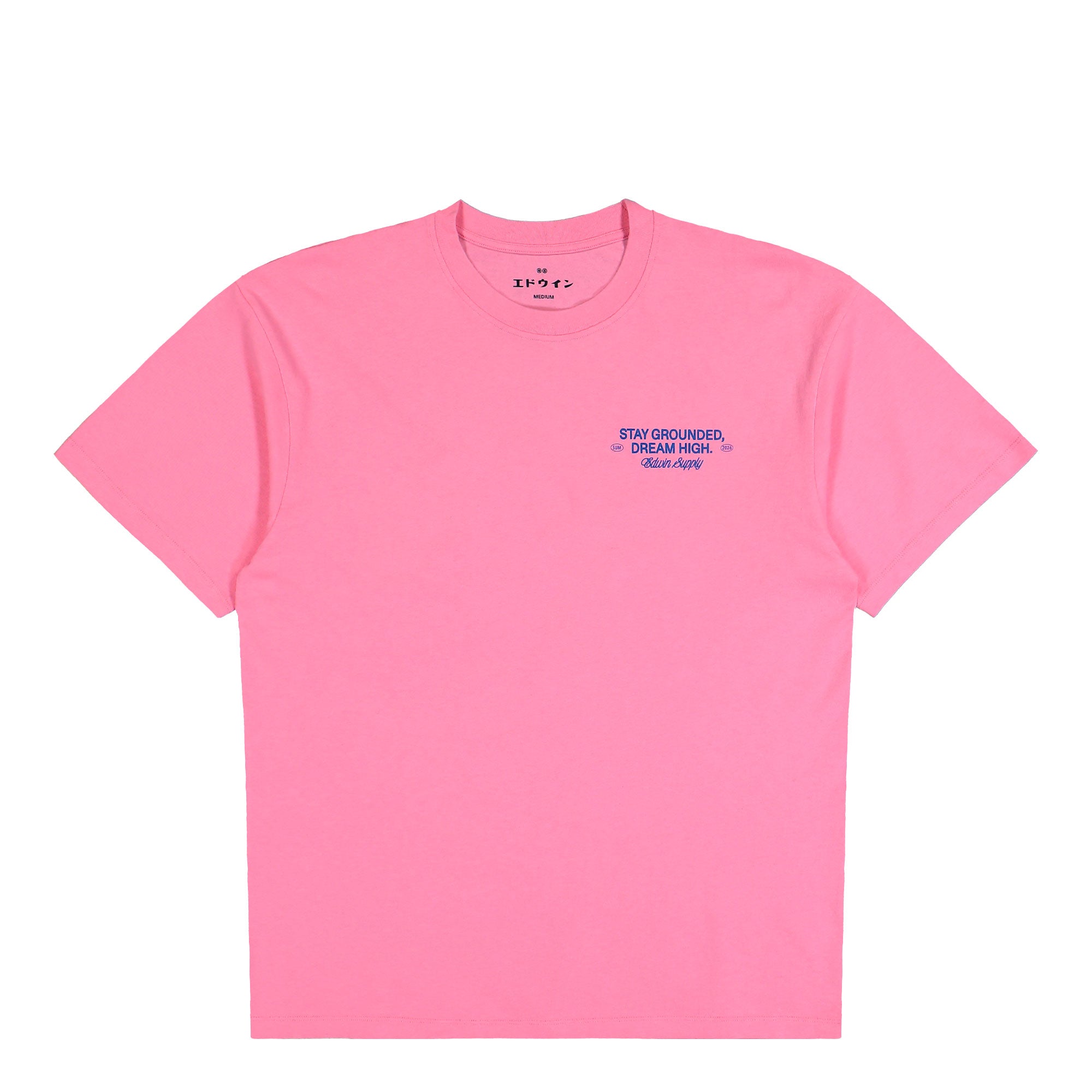 Edwin Laid Back League T-Shirt Pink T-Shirts I036611.31A.67.03 | Overkill
