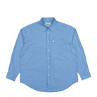 Carhartt WIP L/S Keene Shirt Keene Stripe / Curacao Shirts I036805.3T5.XX.03 | Overkill

