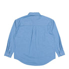 Carhartt WIP L/S Keene Shirt Keene Stripe / Curacao Shirts I036805.3T5.XX.03 Close-up | Overkill
