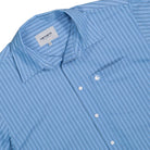 Carhartt WIP L/S Keene Shirt Keene Stripe / Curacao Shirts I036805.3T5.XX.03 Detailfoto | Overkill
