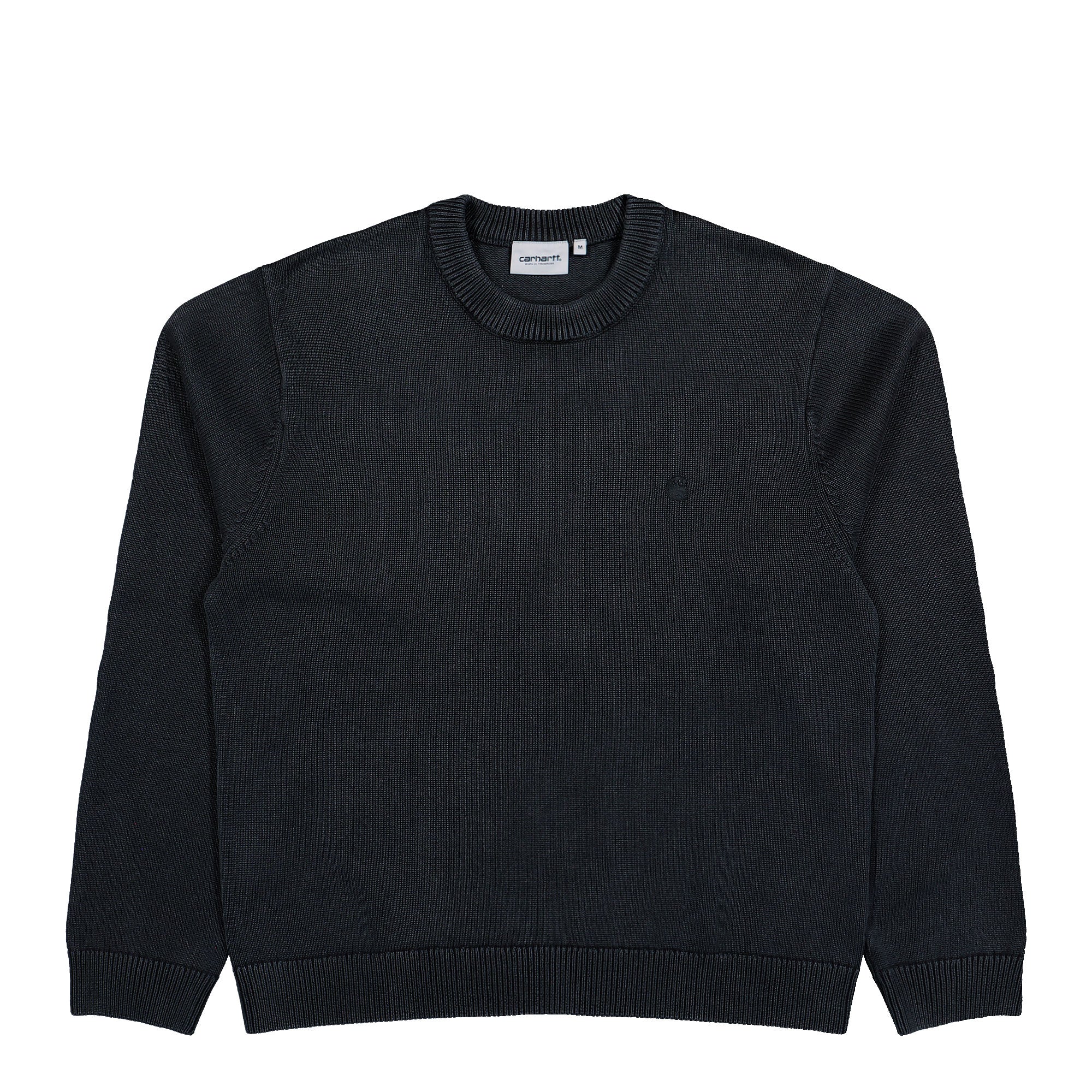 Carhartt WIP Kori Sweater Black Garment Dyed Sweatshirt I036819.89.GD.03 | Overkill
