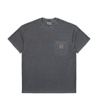 Carhartt WIP S/S Loose Pocket T-Shirt Black Garment Dyed T-Shirt I036863.89.GD.03 | Overkill
