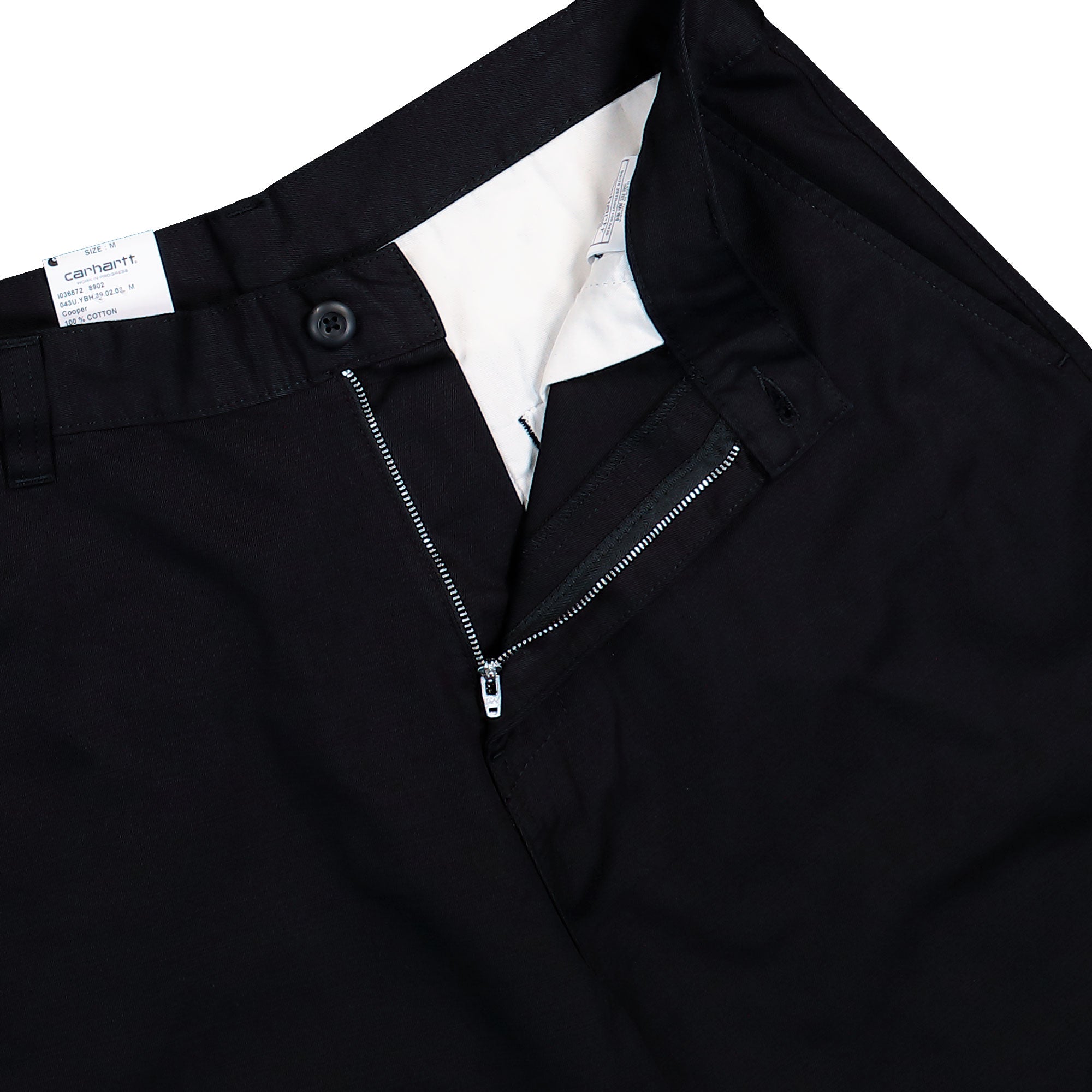 Carhartt WIP Brader Short Black Rinsed Short I036872.89.02.03 Detail View 1 | Overkill
