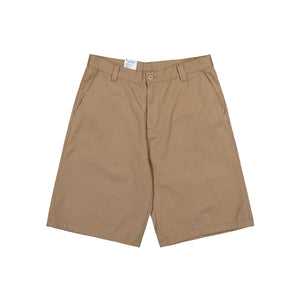 Carhartt WIP Brader Short Leather Rinsed Short I036872.8Y.02.03 | Overkill

